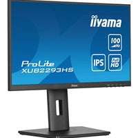 iiyama PROLITE XUB2293HS-B6 22 inch IPS Monitor, Full HD, 1ms, HDMI, DisplayPort, Freesync, 100Hz, Speakers, Black, Internal PSU, Height Adjust, Pivot, ACR, VESA iiyama PROLITE XUB2293HS-B6 22 inch IPS Monitor, Full HD, 1ms, HDMI, DisplayPort, Freesync, 100Hz, Speakers, Black, Internal PSU, Height Adjust, Pivot, ACR, VESA